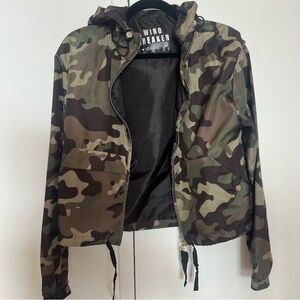 Camo windbreaker Jacket